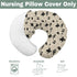 Vintage Western Cowboy Baby Nursing Pillow Covers for Boy Girl Cowboys Boots Hat Horse Cactus Moon Nursery Pillowcase
