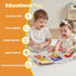 1-3 2-4Musical 12-18 1 HYES Montessori Busy Board for Toddlers Toy for Month Age, Early Educational Learning Birthday