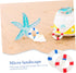 10pcs Mini Buoy & Micro Landscape Figurines - Nautical Life Ring Decorations for Dollhouse, Cupcake, Wedding Ornaments