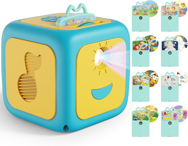 Story Projector for Kids, Story Machine with Early Learning, Music, Night Sky