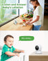 SANNCE 1080P Light,5.5" Reminder,1000ft Baby Monitor with Camera & Night Baby Monitor with Temperature and Sound Alarm