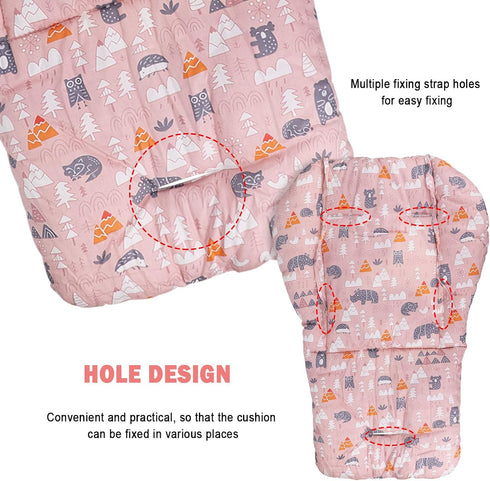 High Chair Cushion, High Chair Cover Pad, High Chair Pad Cover, Light and Breathable, Soft and Comfortable, Make The