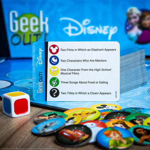 Geek Out! Disney Party Game | Trivia Bluffing Game Featuring Favorite Disney Characters | Perfect for Family Game Night