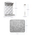 13 2-in-1 Ubbi Vertical Spacing Saving Bottle Drying Rack with Pegs, Bottle Brush & Microfiber Drying Mat Bundle