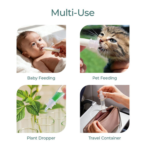 Reusable Colostrum Collector Kit with Storage Case - Essential Breast Milk Collector