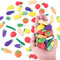 Super Z Outlet Colorful Mini Fruits & Vegetables Tiny Foods Miniature Pencil Erasers for Party Favors