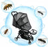 Yymobt 2 Pcs Baby Mosquito Net for Stroller, Baby Bug Net for Stroller Breathable and Portable Insect Netting