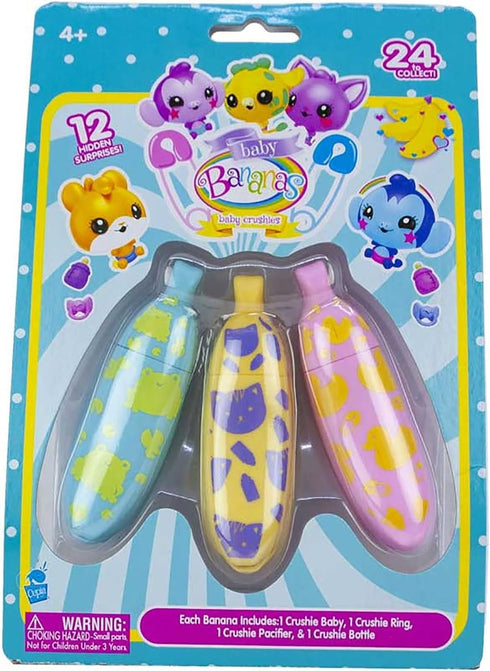Bananas 3-Pack Baby Baby Crushies Mystery Bunch (Random Colors)