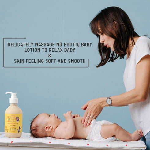 Organic Vegan Baby Lotion, Moisturizing with Calendula & Lavender, 10.60 Fl Oz (Pack of 1)