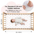 2 Pack 28x52x8in(Arrow) Yoofoss Baby Crib Sheets for Boys Girls, Fitted Crib Sheet for Standard Crib and Toddler