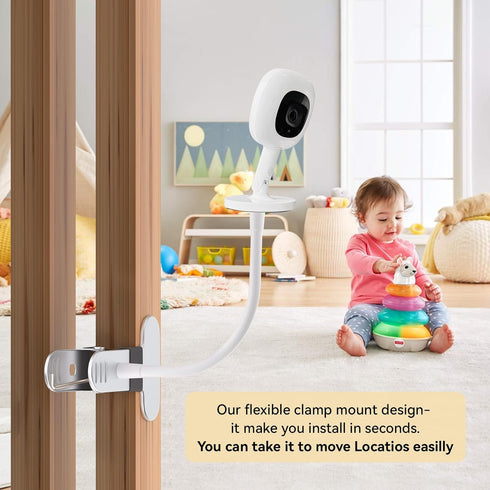 Stand,8inches Portable Baby Monitor Mount Compatible with Nanit Smart Pro Baby Monitor & Flex Flexible Arm