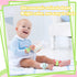 4 Pieces Baby Wrist Rattles, Animal Pattern Newborn Foot Rattles Toy for Boys Girls, 4 Designs (Elephant, Donkey,