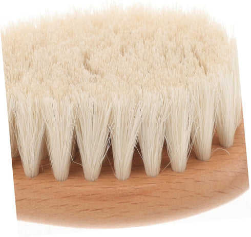 Set Newborn Baby Hair Brush and Comb Bath Brush Scalp Brush for Soft Hair