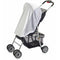Diono Stroller Sun Net, Universal Fit Stroller Sun Shade Compatible with All Strollers, Car Seats, White