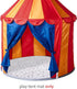 D=40'' Kids Pop Up Tent with Anti Slip Bottom, Round Play Mat for Baby, Indoor Playhouses Quilted Mat, Round Area Rug