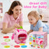 1 Counting 6-9-12-18 1-3 Piggy Bank for Kids, Toddler Toys for Year Old Girl, Musical Number & Color Learning Coin