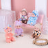 Vueos 10pcs Set 4 Inch 3+ Reborn Baby Dolls - Open Eyes Realistic Baby Doll Toys for Kids, Mini Dolls Collection