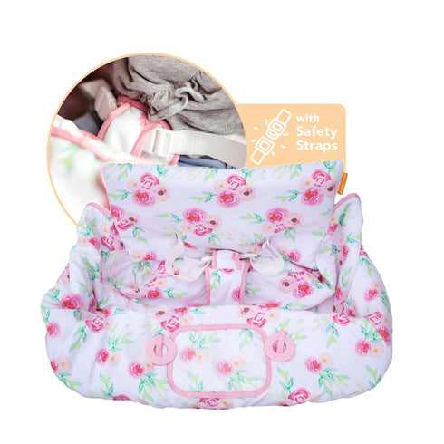 2-in-1 Binxy Baby Cushy High Chair Cover and Shopping Cart Cover for Baby, Comfortable Cover for Grocery Cart