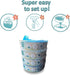 Generic 4 Pack, 1120 Diaper Pail Refill Bags Compatible with Diaper Genie Essentials Odor Lock, Lavender Scent, Holds