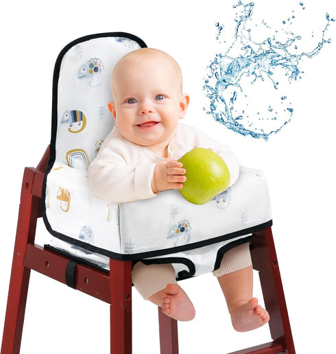 BALAPET Resuable 100% Waterproof High Chair Cover with Back Support for Restaurant,