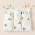 Dwuww White Bedside Hanging Bags Milk Bottle Bib-Storage Crib Organizer Baby Nappy-Dormitory Bed-Bunk Organizing Bag