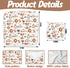 Guawubiang 1PCS 1 32 32IN Wildlife Theme Baby Bath Towels, Hooded Baby Towel for Newborns, Toddler Bath Towel for Boys