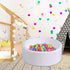 Foam Ball Pit for Toddlers Kids Soft Ball Pool Ideal Gift Play Toy for Children Kiddie Pools - White