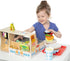 Melissa & Doug Wooden Slice & Stack Sandwich Counter with Deli Slicer – 56-Piece Pretend Play Food Set