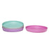 Bamboo Kids Plates - Set of 4 Non Toxic & Eco Friendly Dinnerware, Breakfast, Lunch, & Dinner Plate for Toddlers &