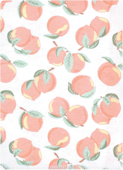12pk, Hudson Baby Unisex Baby Flannel Burp Cloth Sweet Peach, One Size