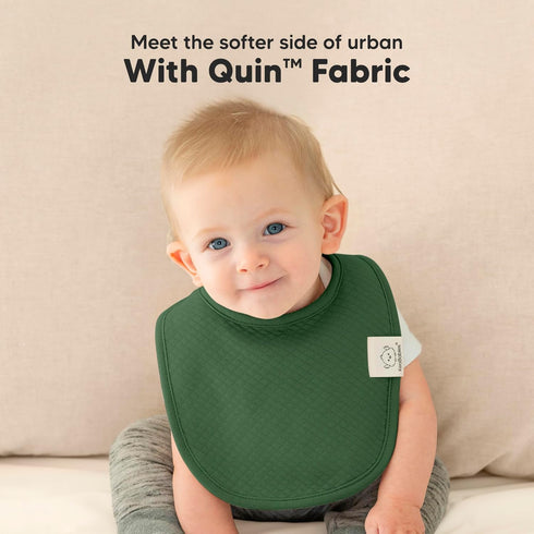 8-Pack KeaBabies Organic Baby Bibs for Girls, Boys - Quilted Cotton Cloth Baby Drool Bibs for Drooling and Teething