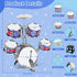 Set, Set 1 3 5 7 9 12 Kids Drum Drum for Toddlers with Stool Upgraded Plastic Rock Jazz Drum Kit Musical Instruments