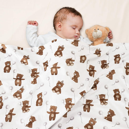 30x40 Inches PHF Minky Baby Blanket, Soft Double Layer Baby Blankets with Dotted Backing, Receiving Blanket Bed Throws