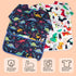 Kids Art Smocks 2 Pack, Dinosaur Painting Apron for Children, Waterproof Artist Smock with Long Sleeve and Pockets