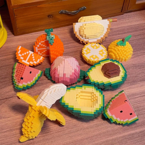 Kids Adult Animal Micro Building Blocks Set KLJM-10 (Banana, 526 Pcs) for Home and Office Decoration