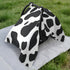 Dalzium Black and White Cow Print Car Seat Cover Baby, Carseat Canopy Cover for Girl Boy, Breathable Baby Carrier Cover