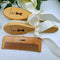 BMVDDFF 3Pcs, Personalized Baby Hair Brush Comb Set, Engraved Name Wood Hair Brush,