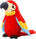 Talking Macaw Parrot Plush Toy - Repeat What You Say, Electronic Record Animated Bird for Kids, Boys, Girls Christmas