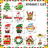 NDZUI 2025 Set, Set 1 Set) Christmas Building Blocks Stacking Bricks Christmas Decorations and Gifts Building Toys Xmas