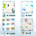 Set(12-Pack), Shower,9x9 Inches, Omilion Muslin Baby Washcloths Natural Cotton Infant Bath Towel, Soft Toddler Face