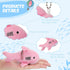 Mini Stuffed Animal Soft Shark Plush Toys, 4.7 Inch Tiny Ocean Animal Party Favors for Kids