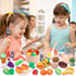 CUTE STONE Kids Kitchen Accessories Set, Play Food Sets with Pots and Pans, Utensils Cookware Toys, Kitchen Playset