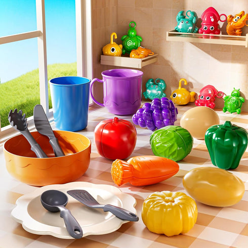 2 3 4 5 6 3-8, 2+ 3-5 Water Table Play Sink Toy for Kids Years Old - Outdoor Kitchen with Running Water, Fishing Games