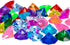 jollylife 36PCS Acrylic Diamond Gems Jewels, 25 Carat Diving Gem Pool Toys for Pirate Treasure Chest Hunt Party Favors