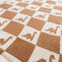 Cozy 30x30 Cotton Baby Blanket Knit Soft Swaddle Receiving Blankets Toddler Infant Blanket with Lovely Dinosaur