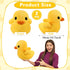 Leyndo 2 Pcs Giant Plush Yellow Duck, Soft Stuffed Animal Toy Duck Plush Pillow for Boys Girls Birthday Gift