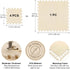 16 32 11.8 11.8 Inch Puzzle Play Mat Tiles with Border Pieces, Interlocking Stitching Mat with Border for Living Room
