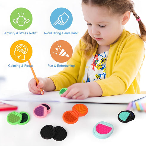 AOSTEONG (6pcs) Fidget Toys Adults, Sensory Toys for Kids with Autism, Anxiety Relief Items for ADHD Stress Relief