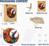 Hummingbird 200 11.4" 11.4", Unique Wooden Puzzles for Adults, Puzzle Pieces x Animal Shaped Wood Puzzles Adult, Wooden