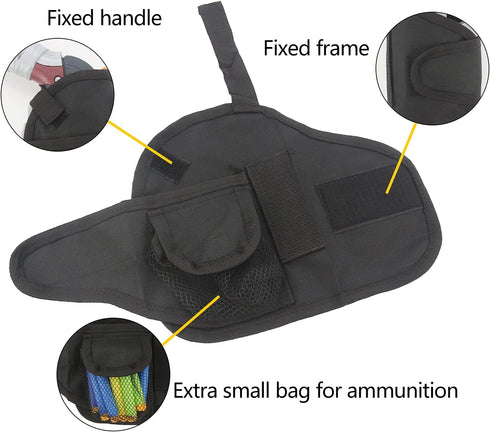 EKIND Simple Tactical Belt Waist-Bag - Compatible for Nerf Mega Elite Series Blaster